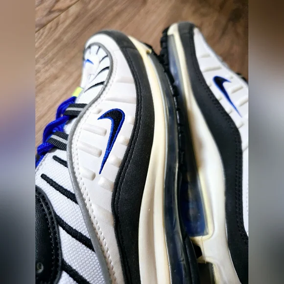 Nike Air Max 98 #640744-103 Sprite 2018 Blue White Men's Shoes Size 8.5 - Picture 8 of 15